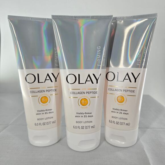 OLAY Firming Body Lotion with Glycerin B3 Peptide Lot of 3 - Picture 1 of 4